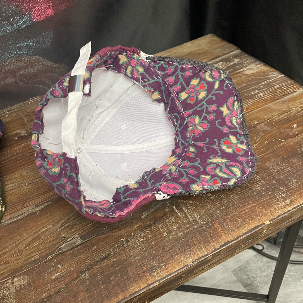 Multicolor Patchwork Cap - Picture 2 of 2
